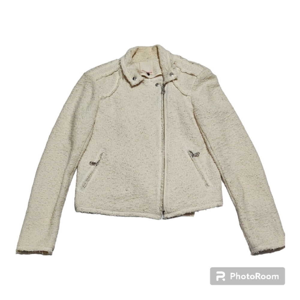 Rebecca Taylor Textured Biker Jacket